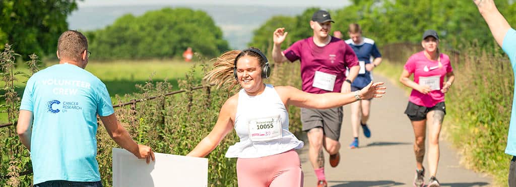 A photo of Race for Life participants.